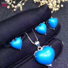 Load image into Gallery viewer, Turqoise Jewelry Sets Red Stone Necklace and Earring Bracelet Ring for Women Fashion Jewelry Set Wholesale