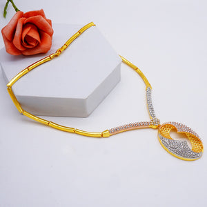 African Jewellery Charm Necklace Earrings Dubai Gold Jewelry Sets for Women Wedding Bridal Bracelet Ring Crystal Jewlery Set