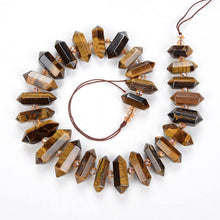 Load image into Gallery viewer, 6-12 X 20-45mm Natural Rock Crystal Unique Quartz Beads Strand Rough Pointed Pendant Beads for Necklace Earrings Spinel Stone