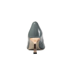 Load image into Gallery viewer, ZJVI woman sexy pointed toe 6.5cm thin high heels pumps for women summer patent genuine leather shoes ladies girls shoes 2021