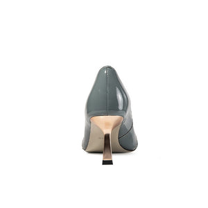 ZJVI woman sexy pointed toe 6.5cm thin high heels pumps for women summer patent genuine leather shoes ladies girls shoes 2021