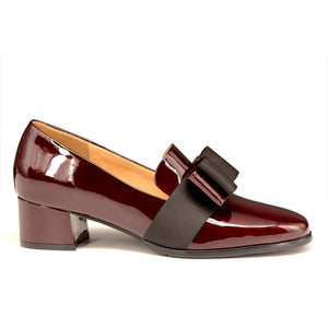 MISS VIRA Pumps Women Loafers Mid Heels Genuine Leather Square Toe Loafers Party Shoes For Women Office Shoes