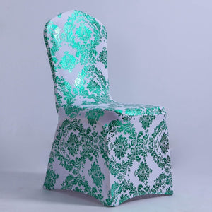 Colour Print Chair Cover Spandex Wedding Lycra Chair Cover For Birthday Party Decoration Hotel Banquet Wholesale Fit All Chairs