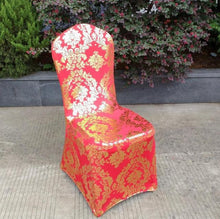 Load image into Gallery viewer, Colour Print Chair Cover Spandex Wedding Lycra Chair Cover For Birthday Party Decoration Hotel Banquet Wholesale Fit All Chairs