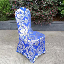 Load image into Gallery viewer, Colour Print Chair Cover Spandex Wedding Lycra Chair Cover For Birthday Party Decoration Hotel Banquet Wholesale Fit All Chairs