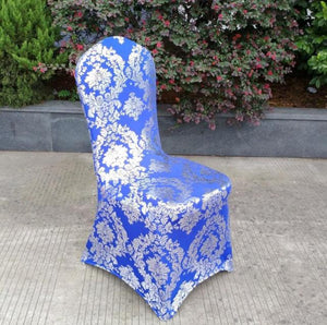 Colour Print Chair Cover Spandex Wedding Lycra Chair Cover For Birthday Party Decoration Hotel Banquet Wholesale Fit All Chairs