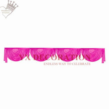 Load image into Gallery viewer, New Design Ice Silk Swag Drapery For Backdrop Curtain Table Skirt Wedding Event Decoration