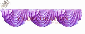 New Design Ice Silk Swag Drapery For Backdrop Curtain Table Skirt Wedding Event Decoration