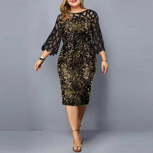 Mother Of The Bride Groom Dresses Plus Size Everyday Burgundy Elegant Party Wedding Sequins Women Clothing 4xl 5xl 6xl Summer