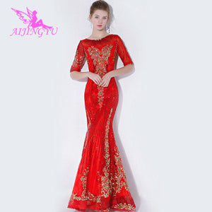 AIJINGYU Plus Size Evening Dress Party Sexy Gown 2022 Women Elegant Formal Special Occasion Dresses Fashion Gowns FS577