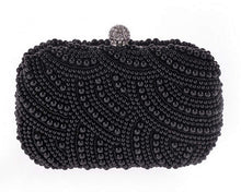 Load image into Gallery viewer, 100% Hand made Luxury Pearl Clutch bag