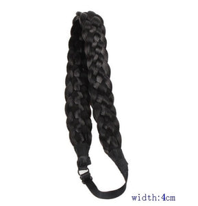 2.5cm wide New Arrival freeshipping fashion bohemian wigs braid thick wide headband popular fashion hair accessories