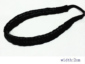 2.5cm wide New Arrival freeshipping fashion bohemian wigs braid thick wide headband popular fashion hair accessories