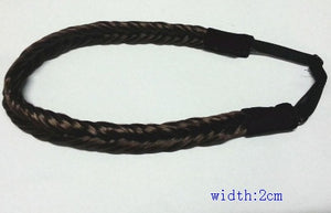 2.5cm wide New Arrival freeshipping fashion bohemian wigs braid thick wide headband popular fashion hair accessories