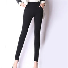 Load image into Gallery viewer, Female Thick Velvet Leggings Winter Warm High Waist Leggins Hot Sale Pantalones Mujer Thicken Stretch Skinny Pantalon Femme K128