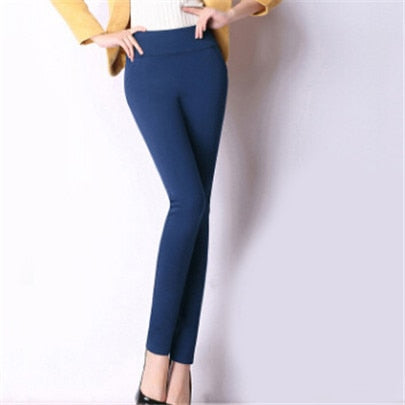 Female Thick Velvet Leggings Winter Warm High Waist Leggins Hot Sale Pantalones Mujer Thicken Stretch Skinny Pantalon Femme K128