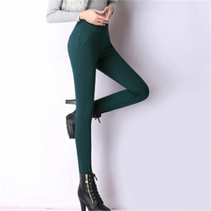 Female Thick Velvet Leggings Winter Warm High Waist Leggins Hot Sale Pantalones Mujer Thicken Stretch Skinny Pantalon Femme K128