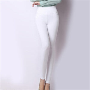 Female Thick Velvet Leggings Winter Warm High Waist Leggins Hot Sale Pantalones Mujer Thicken Stretch Skinny Pantalon Femme K128