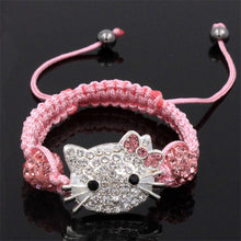 Load image into Gallery viewer, 1pcs Shambhala child cat head bracelet