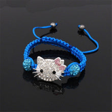 Load image into Gallery viewer, 1pcs Shambhala child cat head bracelet