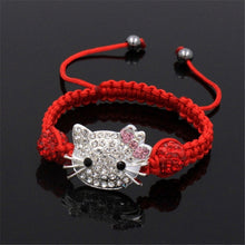 Load image into Gallery viewer, 1pcs Shambhala child cat head bracelet