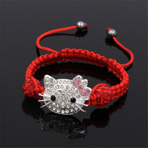 1pcs Shambhala child cat head bracelet