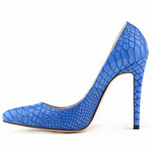 Load image into Gallery viewer, Pointed Toe High Heels Women&#39;s Pumps Faux snake