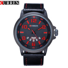 Load image into Gallery viewer, Luxury Brand Men Sport Quartz Watch Men Military Army Leather Casual Business Quartz-watch Wristwatch men Sports