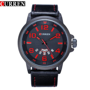 Luxury Brand Men Sport Quartz Watch Men Military Army Leather Casual Business Quartz-watch Wristwatch men Sports