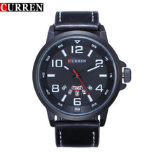 Load image into Gallery viewer, Luxury Brand Men Sport Quartz Watch Men Military Army Leather Casual Business Quartz-watch Wristwatch men Sports