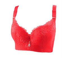 Load image into Gallery viewer, E F Large Cup Push Up Bra 38 40 42 46 48 50 Lace Plus Size Bras Sexy Intimate 85 90 95 110 115