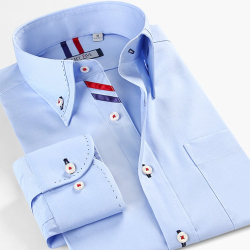 Smartfive Men Shirt 100% Cotton Casual Shirts White Camisa Masculina Long Sleeve Shirt Men Summer 2020 New SFL4K62