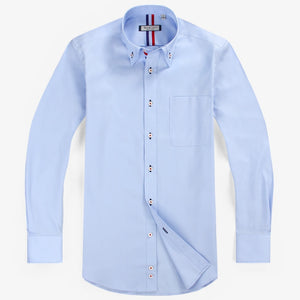 Smartfive Men Shirt 100% Cotton Casual Shirts White Camisa Masculina Long Sleeve Shirt Men Summer 2020 New SFL4K62