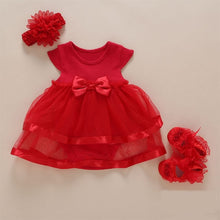 Load image into Gallery viewer, Girls Infant Dress&amp;clothes Summer Kids Party Birthday Outfits 1-2years Shoes Set