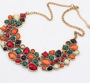 Multicolor Clavicle Chain Necklace