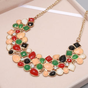 Multicolor Clavicle Chain Necklace