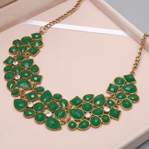 Multicolor Clavicle Chain Necklace