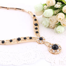 Load image into Gallery viewer, African Beads Gold Color Nigerian Wedding  Jewelry Sets.