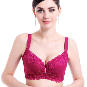 fashion lace thin cup push up bra big size C D cup sexy women underwear