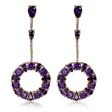 Load image into Gallery viewer, Drop Earrings CZ stone Classic style earrings fashion