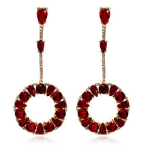 Load image into Gallery viewer, Drop Earrings CZ stone Classic style earrings fashion