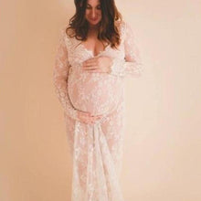 Load image into Gallery viewer, Lace Maternity Dress