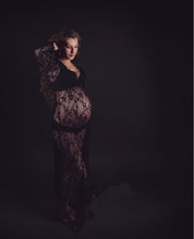 Load image into Gallery viewer, Lace Maternity Dress