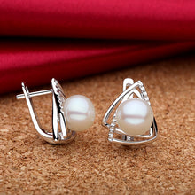 Load image into Gallery viewer, Sinya 925 sterling silver Earrings natural Freshwater pearls fine jewelry for women Lover Mum fashion Christmas new years gift