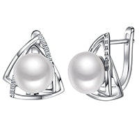 Load image into Gallery viewer, Sinya 925 sterling silver Earrings natural Freshwater pearls fine jewelry for women Lover Mum fashion Christmas new years gift