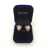 Load image into Gallery viewer, Sinya 925 sterling silver Earrings natural Freshwater pearls fine jewelry for women Lover Mum fashion Christmas new years gift