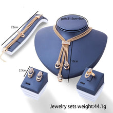Load image into Gallery viewer, Crystal Rhinestone Jewelry Set