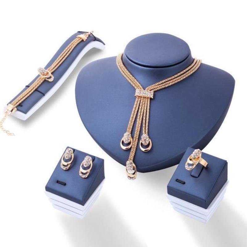 Crystal Rhinestone Jewelry Set