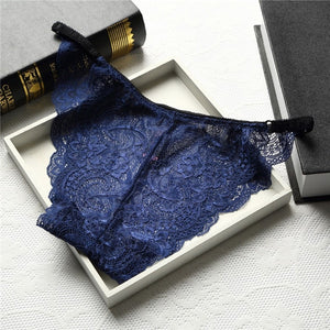 Sexy Women Lace Panties Low Rise Transparent Underwear