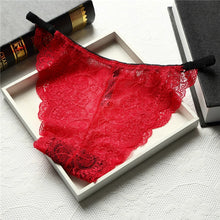 Load image into Gallery viewer, Sexy Women Lace Panties Low Rise Transparent Underwear